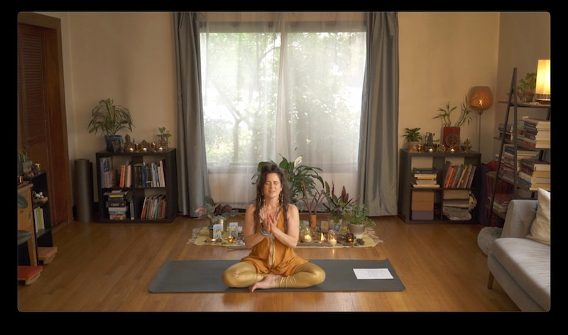 Seated meditation Summer sm Hagar Harpak leads a seated meditation